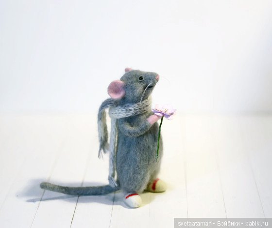 И снова лисёнок и мышонок валянием из шерсти (фото 10)