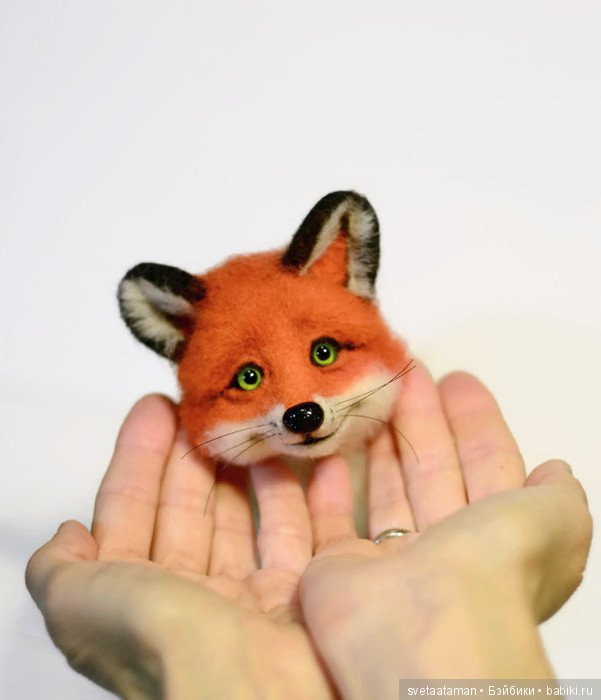 И снова лисёнок и мышонок валянием из шерсти (фото 6)