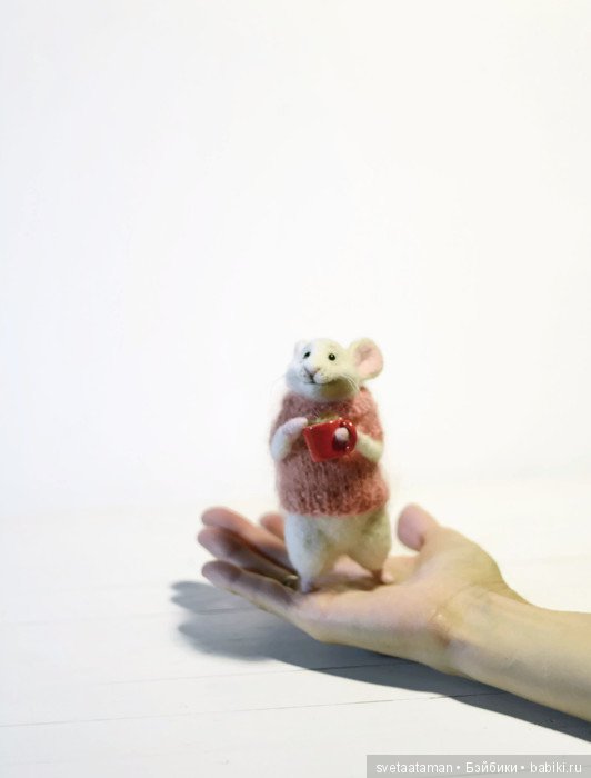 Мышек много не бывает. Валяние игрушек из шерсти (фото 10)