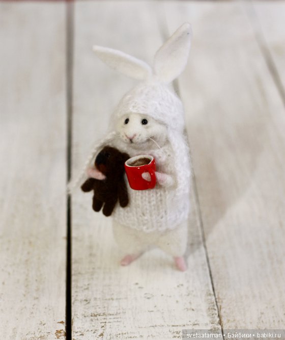 Мышек много не бывает. Валяние игрушек из шерсти (фото 3)