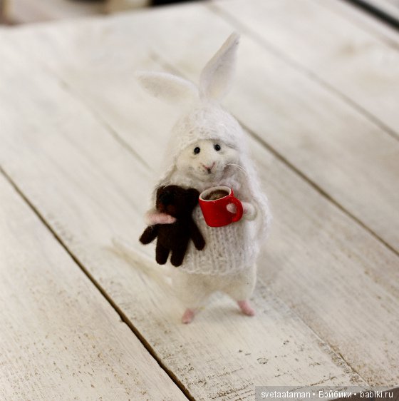 Мышек много не бывает. Валяние игрушек из шерсти (фото 2)