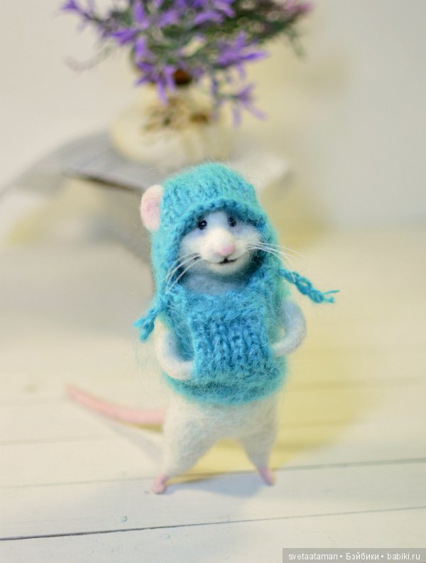 Мышата и другие — Валяные игрушки из шерсти: сухое валяние (фото 5)