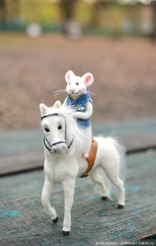 Мышата и другие — Валяные игрушки из шерсти: сухое валяние