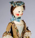 Модная кукла, Пандора, из коллекции музея Виктории и Альберта, Лондон, 1750-60-е