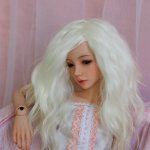 Клееный парик для куклы своими руками из трессов козы - Мастер класс