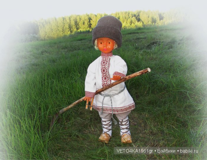 Июль сенокосом славен. Куклы в русских народных костюмах (фото 7)