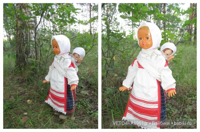 Июль сенокосом славен. Куклы в русских народных костюмах