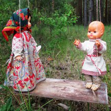 Ах, тверичанка, тверичаночка!  Кукла в русском народном девичьем костюме бывшей Тверской губернии