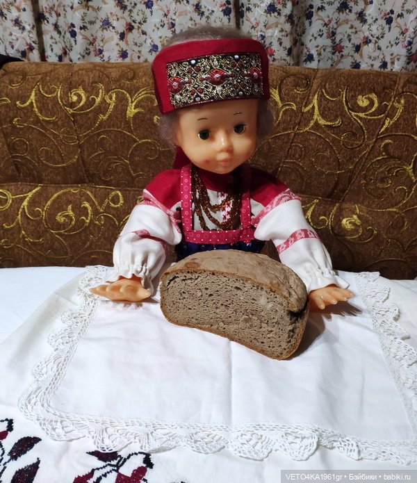 Северно-великорусский крестьянский наряд для куклы Нины (Кругозор)