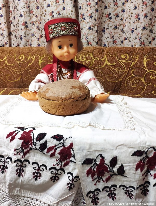 Северно-великорусский крестьянский наряд для куклы Нины (Кругозор)