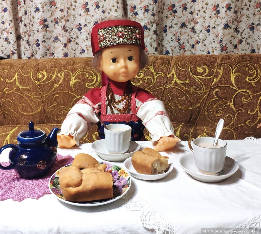 Северно-великорусский крестьянский наряд для куклы Нины (Кругозор)