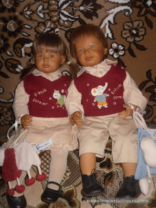 Мои загорелые малыши-карандаши двойняшки * von Zapf * Brigitte Paetsch: Nice & Naughty *