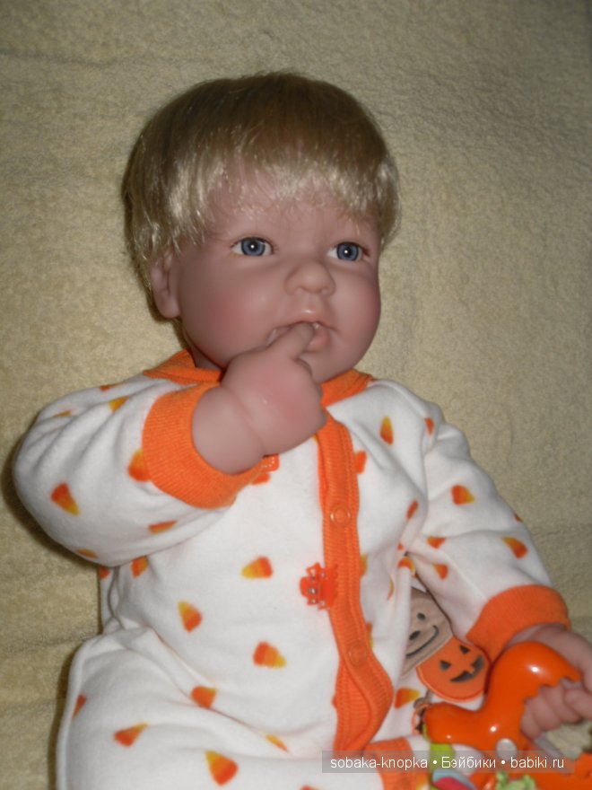 Еще один малыш Berenguer маленький белокурый ангел (фото 4)
