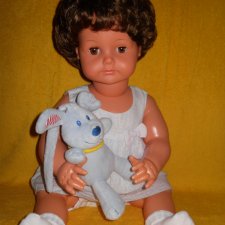 Немецкая винтажная кукла Hans Volk тортулон.Цена с доставкой в Россию