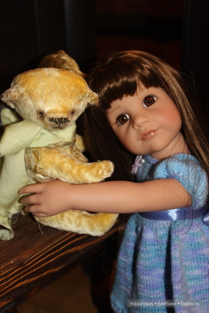 Медвежата с Hello Teddy 2015 и куколка Gotz