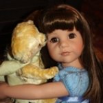 Медвежата с Hello Teddy 2015 и куколка Gotz