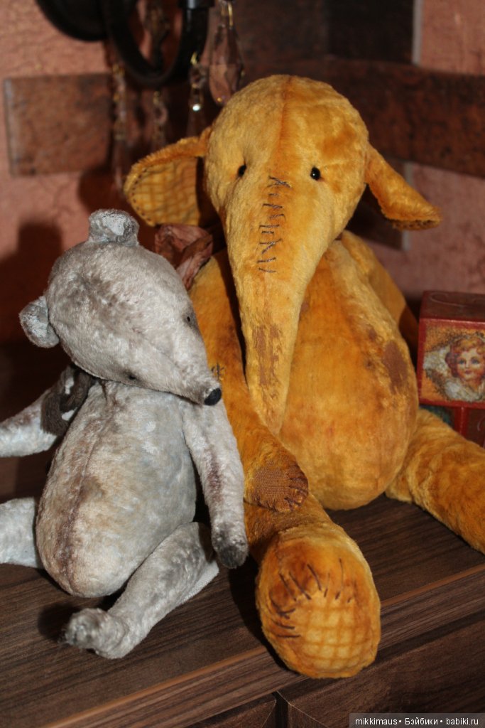 Желтый-желтый слон — Авторские мишки Тедди и друзья: фото