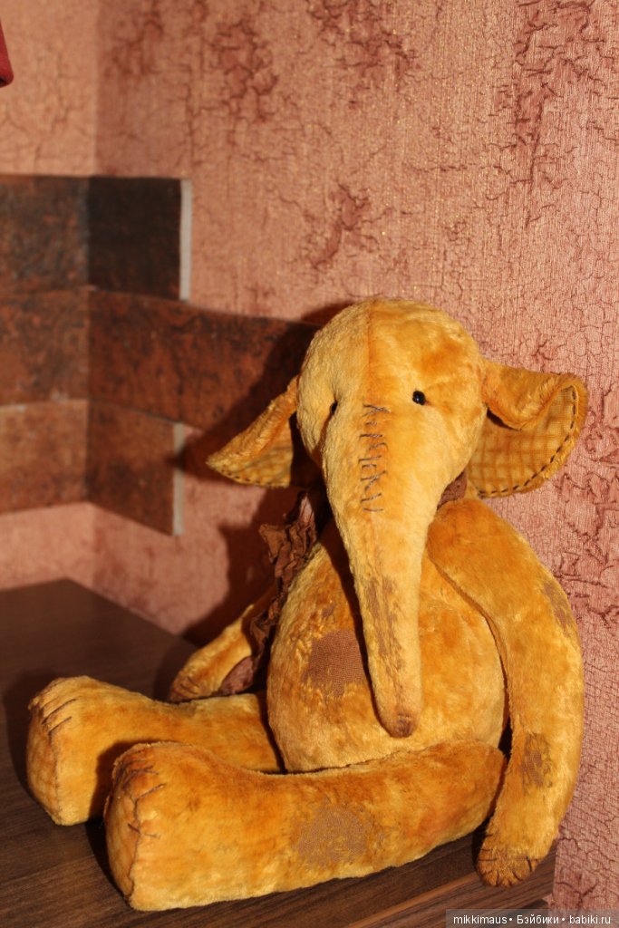 Желтый-желтый слон — Авторские мишки Тедди и друзья: фото (фото 4)