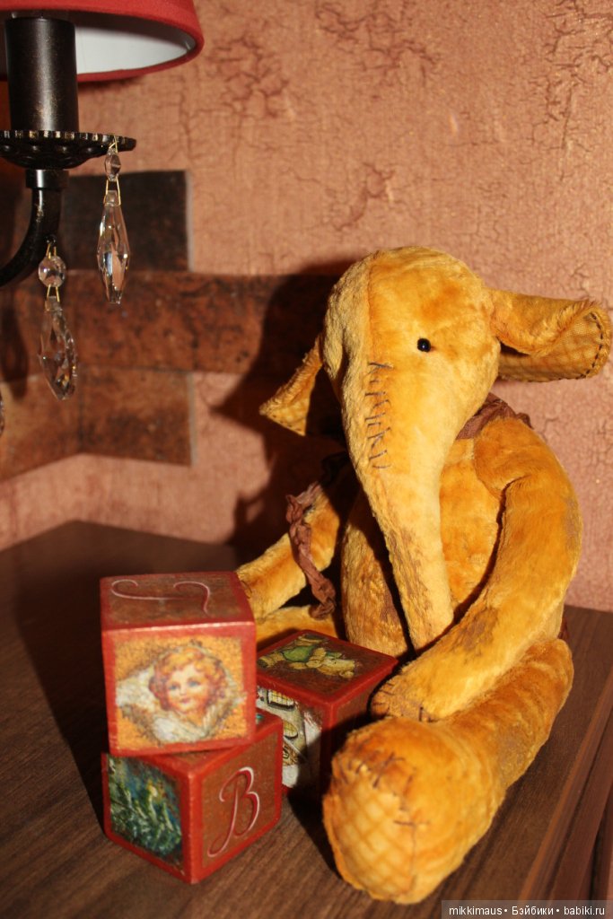 Желтый-желтый слон — Авторские мишки Тедди и друзья: фото (фото 7)