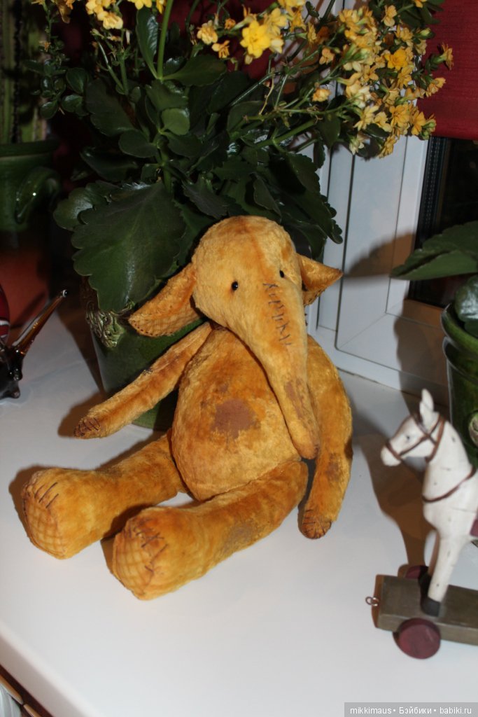 Желтый-желтый слон — Авторские мишки Тедди и друзья: фото (фото 8)