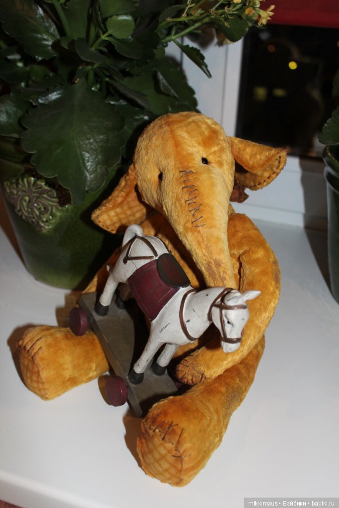 Желтый-желтый слон — Авторские мишки Тедди и друзья: фото (фото 9)