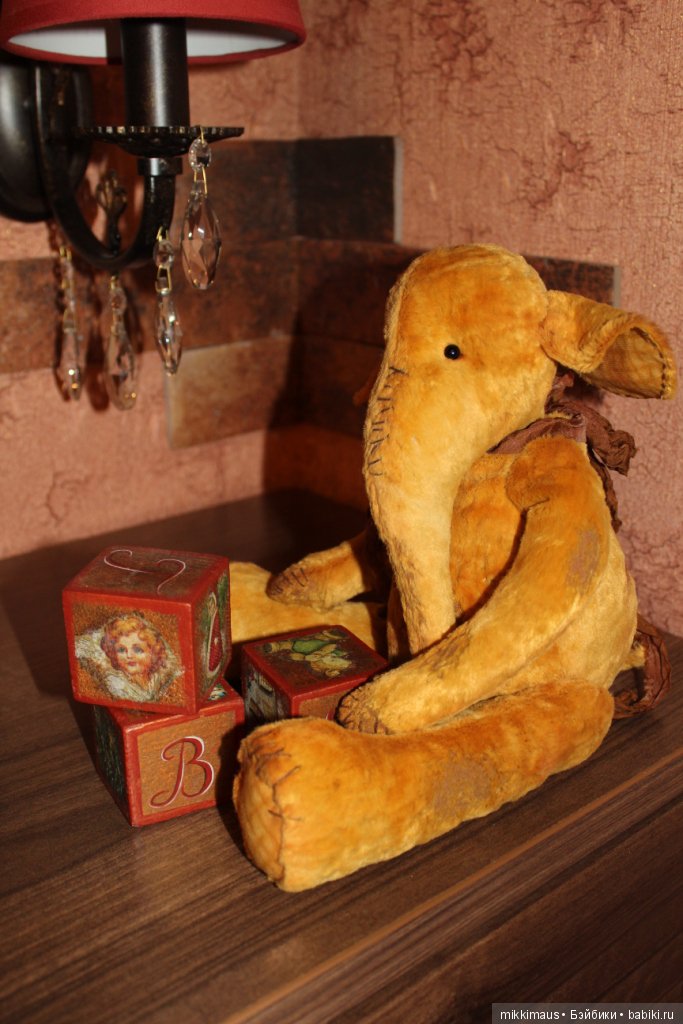 Желтый-желтый слон — Авторские мишки Тедди и друзья: фото (фото 6)