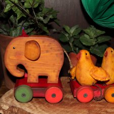 Деревянные игрушки или моя подготовка к Пасхе