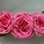 Цветочки, реалистичная флористика. Заколочки