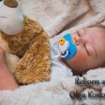 Новогодняя фотосессия малыша, куклы реборн Ольги Коновниной