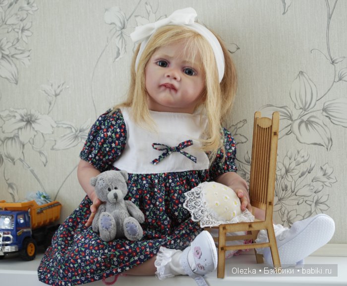 Фрида номер два с родными конечностями !кукла реборн Ольги Коновниной (фото 6)