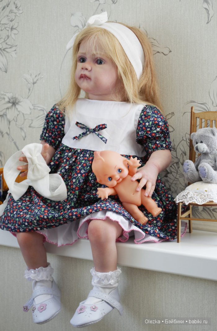 Фрида номер два с родными конечностями !кукла реборн Ольги Коновниной (фото 7)