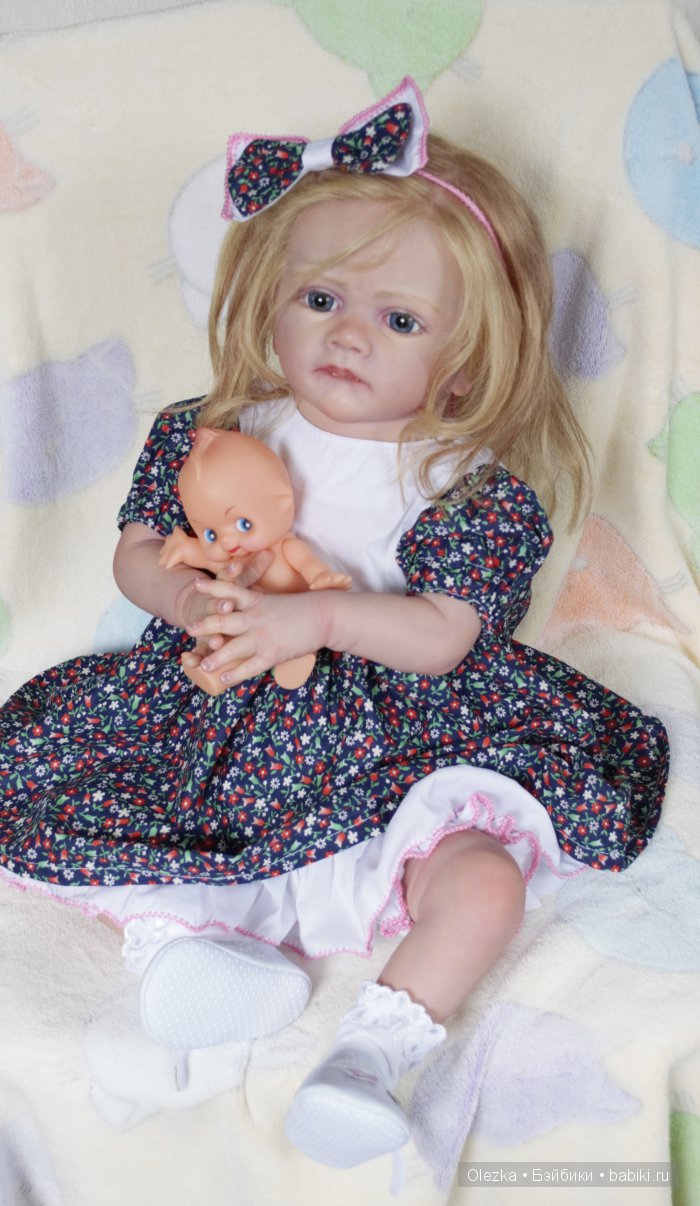 Фрида номер два с родными конечностями !кукла реборн Ольги Коновниной (фото 3)