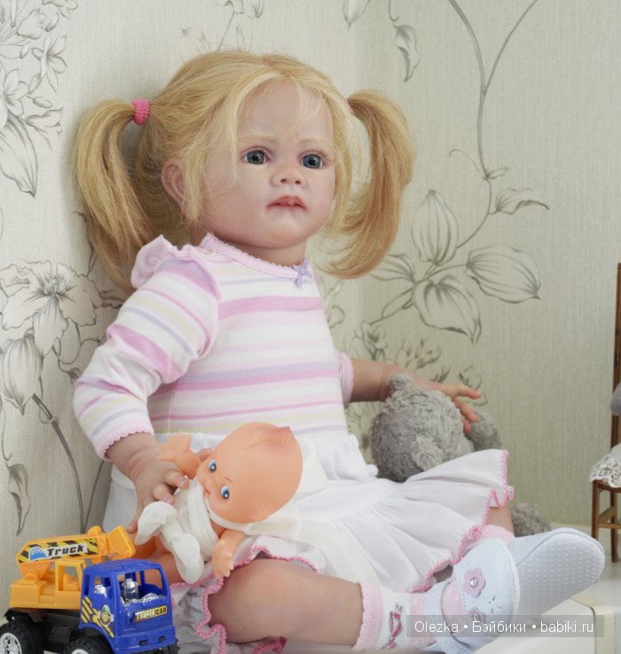 Фрида номер два с родными конечностями !кукла реборн Ольги Коновниной (фото 9)