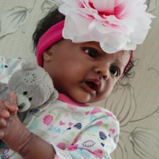 Элла,шоколадная конфетка.  Кукла реборн Ольги Коновниной