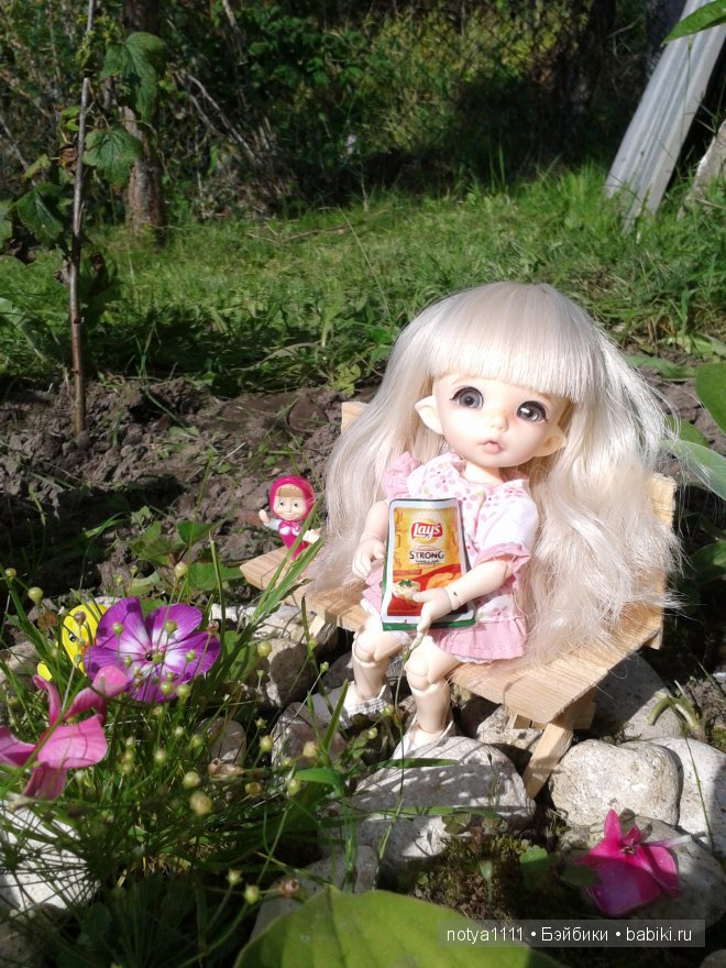 Каникулы Энни на даче. Кукла БЖД Пукифи (фото 7)