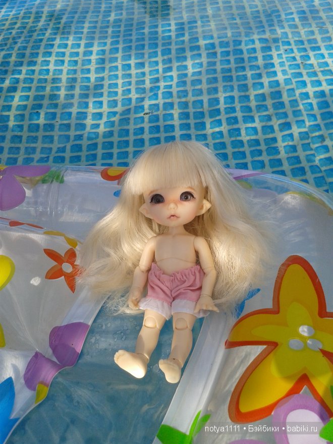 Каникулы Энни на даче. Кукла БЖД Пукифи