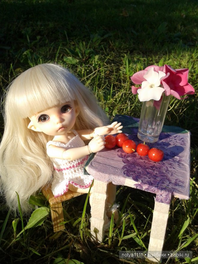 Каникулы Энни на даче. Кукла БЖД Пукифи