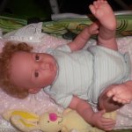 Замечательный ребеночек от Lee Middleton Original Dolls by Rewa