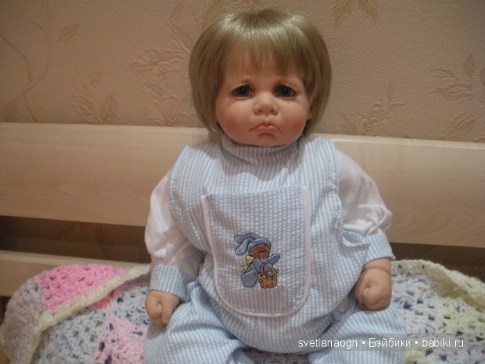 Плачущий мальчик NRFB Lloyd Middleton and Gail Shumaker Adorable Crying Baby Doll (фото 6)