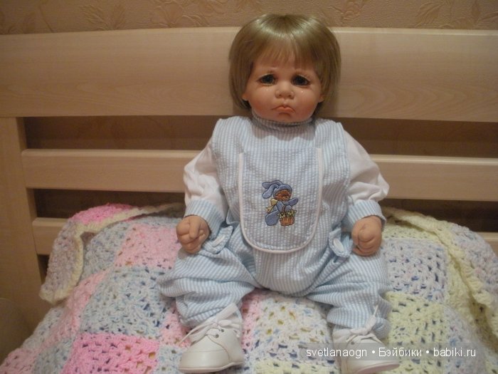 Плачущий мальчик NRFB Lloyd Middleton and Gail Shumaker Adorable Crying Baby Doll (фото 2)