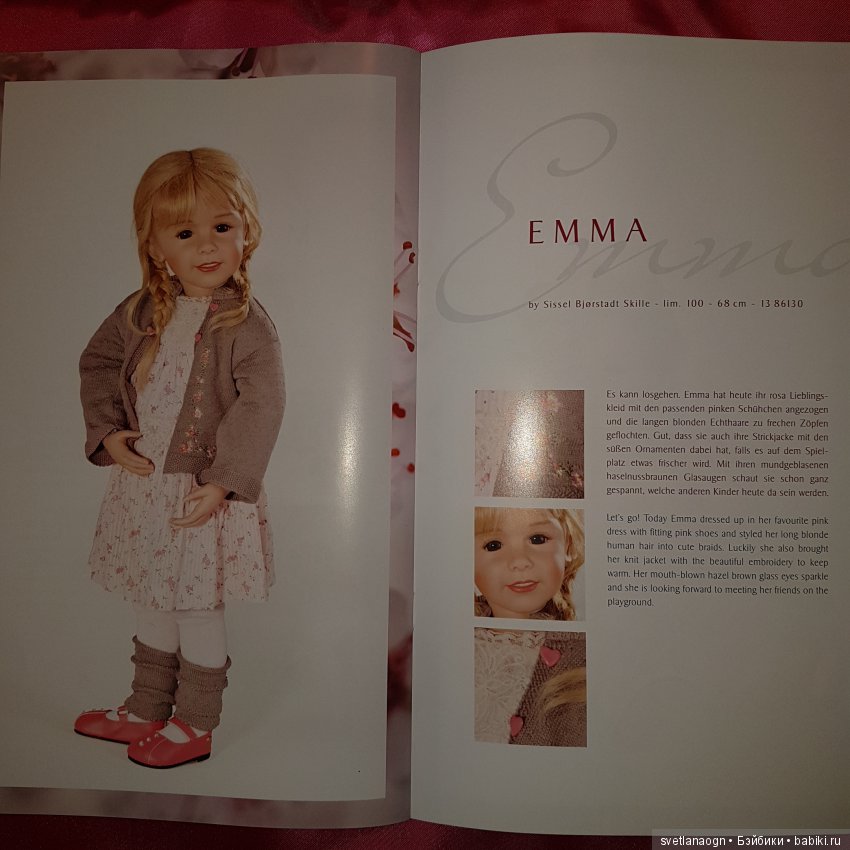 Мини Каталог кукол Gotz 2013 года от таких известных мастеров как Hildegard Gunzel , Sissel Bjorstad Skille, Bettine Klemm