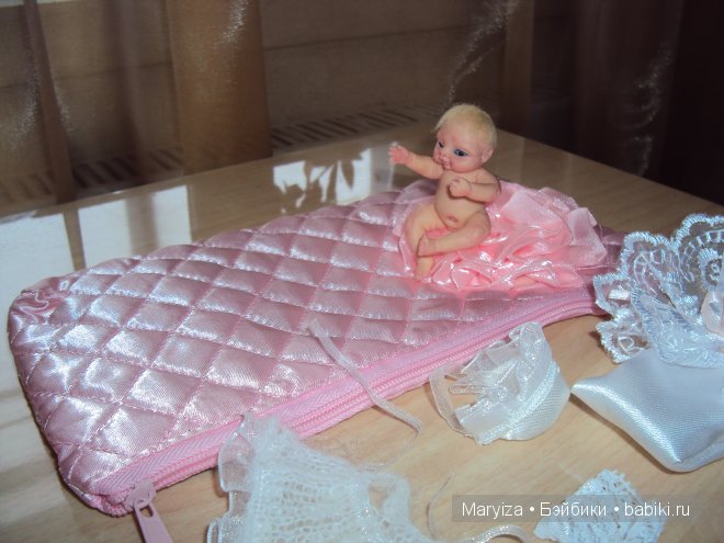 Малютка из пластики Варечка ООАК. Мини кукла (фото 6)