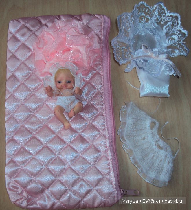 Малютка из пластики Варечка ООАК. Мини кукла (фото 7)