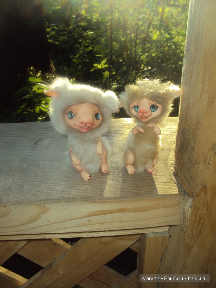 Прогулка по лесу — Игрушки в смешанной технике (мех и глина): Арт (фото 2)