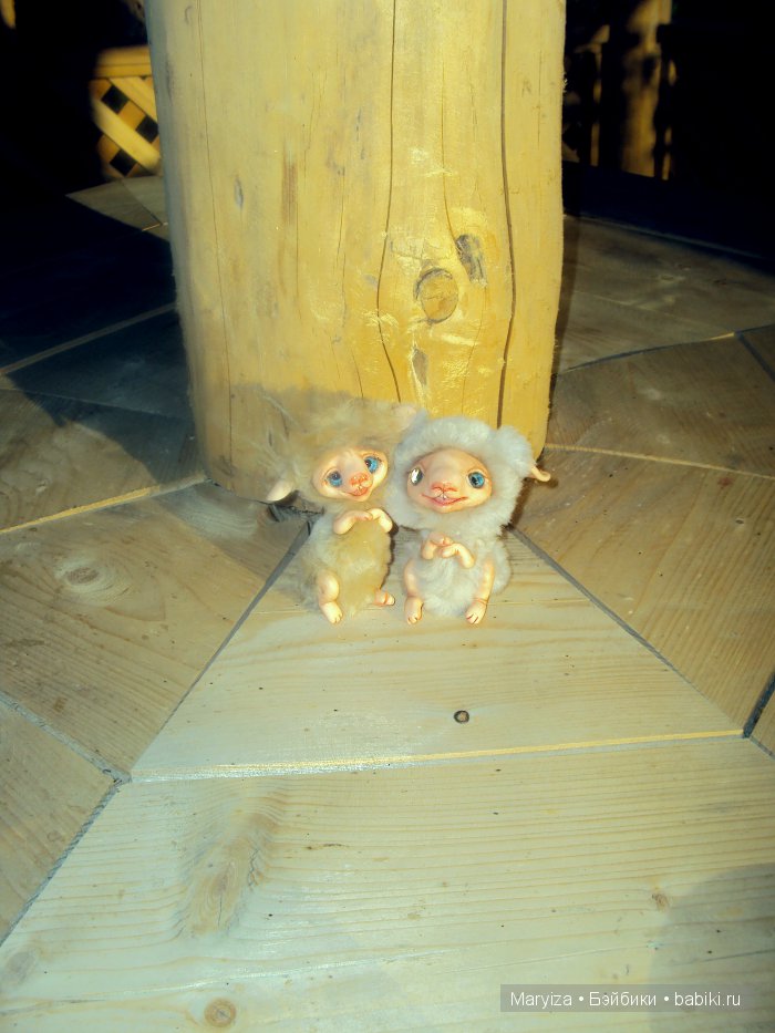 Прогулка по лесу — Игрушки в смешанной технике (мех и глина): Арт (фото 7)