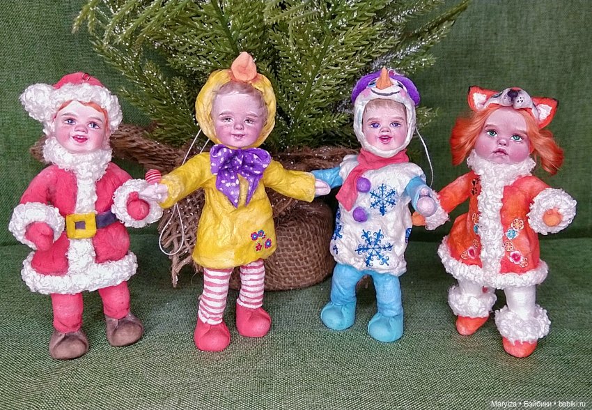 игрушка кукла на елку своими руками