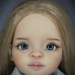 Маника Рапунцель на шарнирном теле из полиуретана