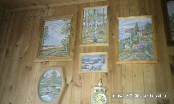 Церкви, иконы, пейзажи и другие вышивки