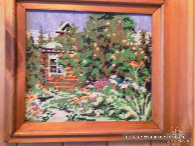 Церкви, иконы, пейзажи и другие вышивки (фото 6)