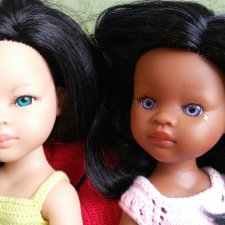 Замена глаз у Паолок на примере Лиу